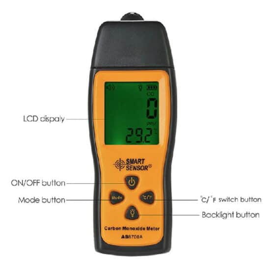 เครื่องตรวจวัดคาร์บอนมอนอกไซด์ Carbon Monoxide Meter รุ่น AS8700A