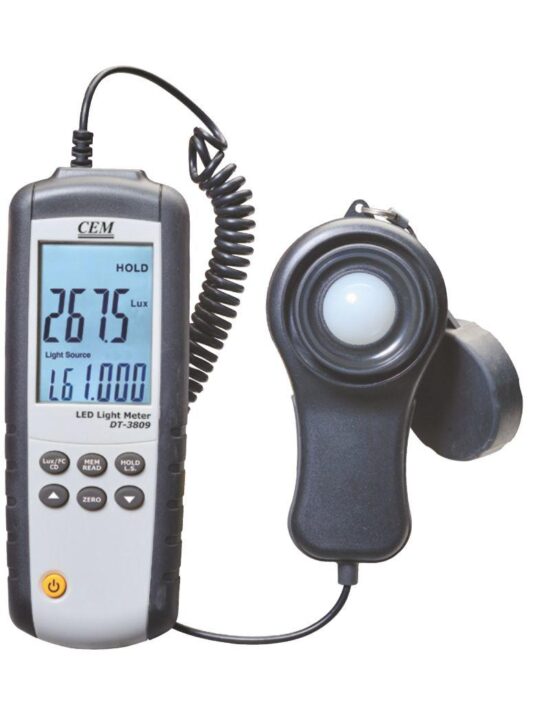 เครื่องวัดแสง LED Lux Meter รุ่น DT-3809 จาก CEM