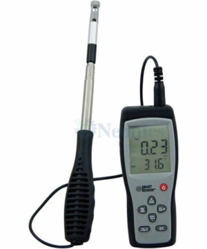 เครื่องวัดความเร็วลมแบบ Hotwire Anemometer SmartSensor รุ่น AR866A