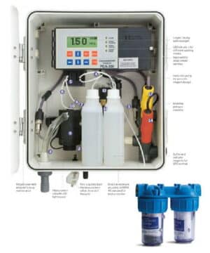 เครื่องวัดและควบคุมคลอรีน Chlorine Analyzer Controller รุ่น PCA310