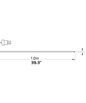 โพรบวัดอุณหภูมิเทอร์โมคัปเปิ้ล (Thermocouple Probe) รุ่น HI766F1