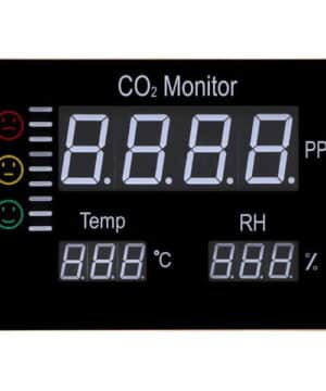 เครื่องวัดก๊าซคาร์บอนไดออกไซด์ CO2 อุณหภูมิและความชื้นแบบติดผนังรุ่น HT-2008